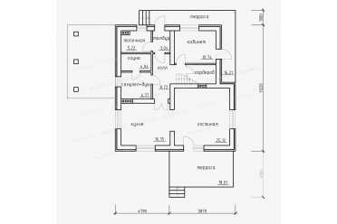 Проект двухэтажного дома 10 на 11 с мансардой DT3001