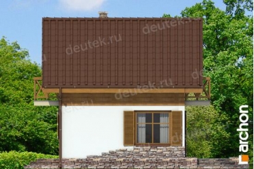 Проект дачного летнего дома 6х6 DT0408