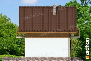 Проект дачного летнего дома 6х6 DT0408