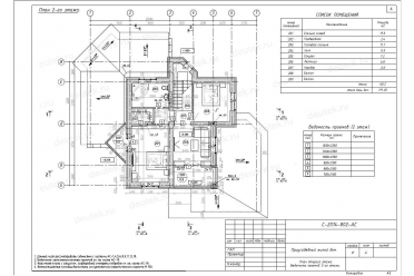 Проект дома 15 на 15 с гаражом и сауной DT0228