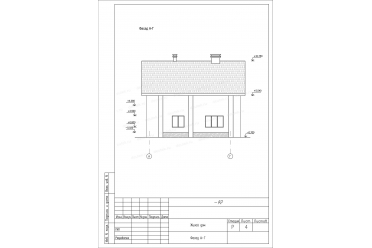 Проект дачного дома из кирпича DT0244