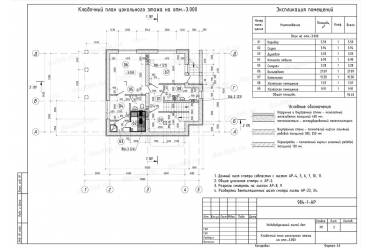 Проект двухэтажного дома с сауной DT0246