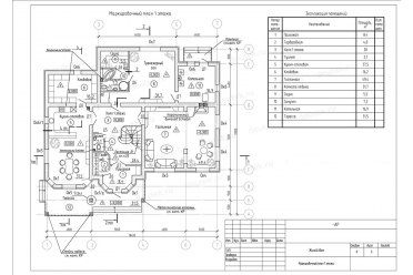 Проект дома с сауной и лоджией DT0261