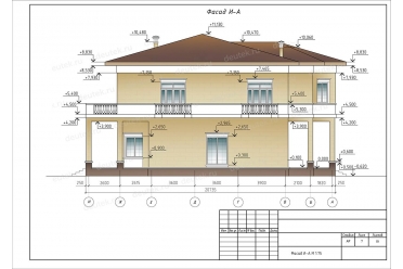 Проект дома с крытой террасой DT0262