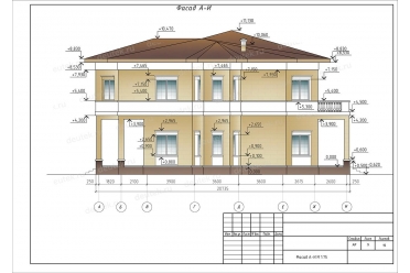 Проект дома с крытой террасой DT0262