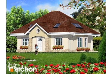 Проект небольшого дома с жилой мансардой DT0546