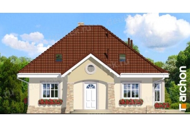 Проект небольшого дома с жилой мансардой DT0546