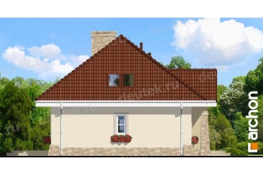 Проект небольшого дома с жилой мансардой DT0546