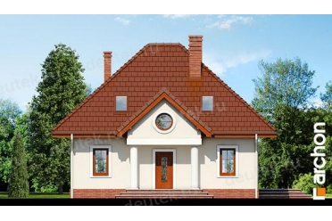 Проект небольшого дома с эркером и мансардой DT0593