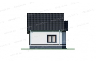 Проект дома из газобетона с мансардой DT0599