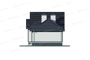 Проект дома из газобетона с мансардой DT0599