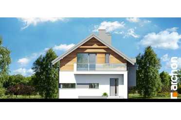 Проект дома с гаражом и жилой мансардой DT0632