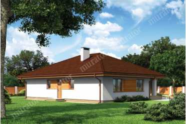 Проект одноэтажного дома 11х16 из пеноблоков DTM138