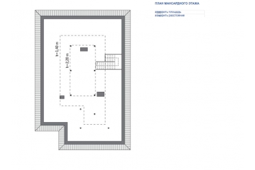 Проект одноэтажного дома с гаражом на 2 машины DTM99