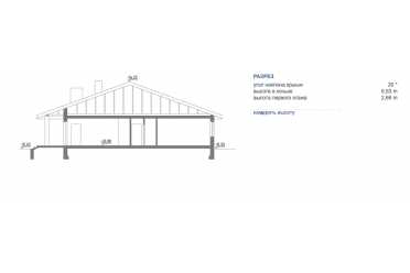 Проект большого квадратного одноэтажного дома DTM212