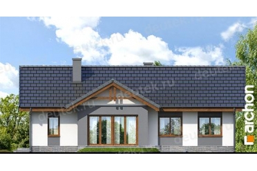 Проект одноэтажного коттеджа с гаражом DT0478