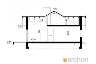 Проект одноэтажного коттеджа с гаражом DT0478