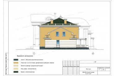 Проект коттеджа в классическом стиле DT0255