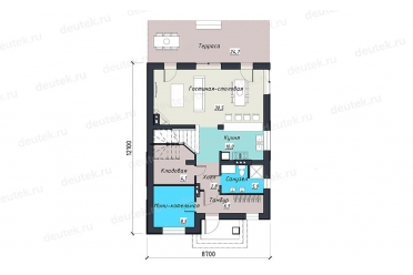 Проект дома с удобной планировкой DT0594