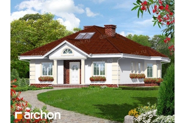 Проект небольшого дома с антресолью DT0523