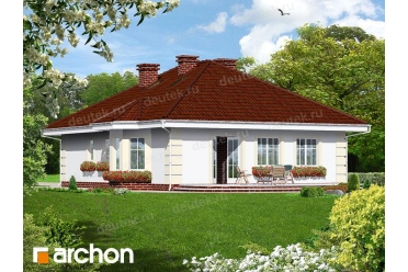 Проект небольшого дома с антресолью DT0523