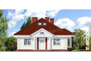 Проект небольшого дома с антресолью DT0523
