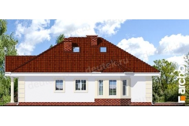 Проект небольшого дома с антресолью DT0523