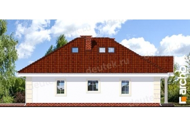 Проект небольшого дома с антресолью DT0523