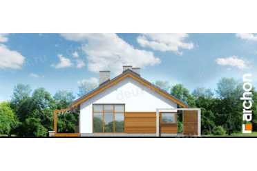 Проект одноэтажного широкого дома с гаражом DT0672