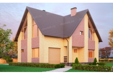 Проект дома 12 на 10 с плитами перекрытия DT0295