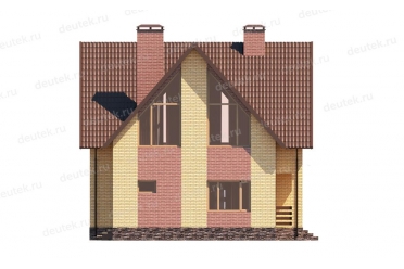 Проект дома 12 на 10 с плитами перекрытия DT0295