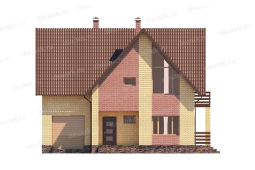 Проект дома 12 на 10 с плитами перекрытия DT0295