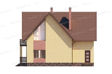 Проект дома 12 на 10 с плитами перекрытия DT0295