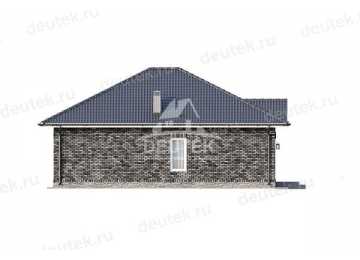 Проект жилого одноэтажного дома из газобетонных блоков - LK-261